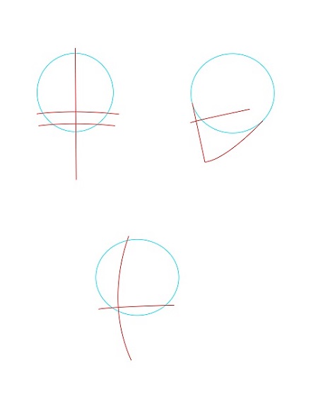 How to draw face of anime girl - step by step