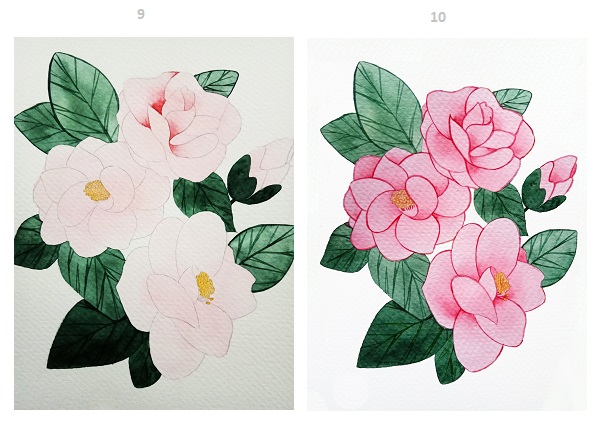 Tips vẽ hoa trà vừa đẹp vừa dễ cho người mới bắt đầu - Ảnh 3